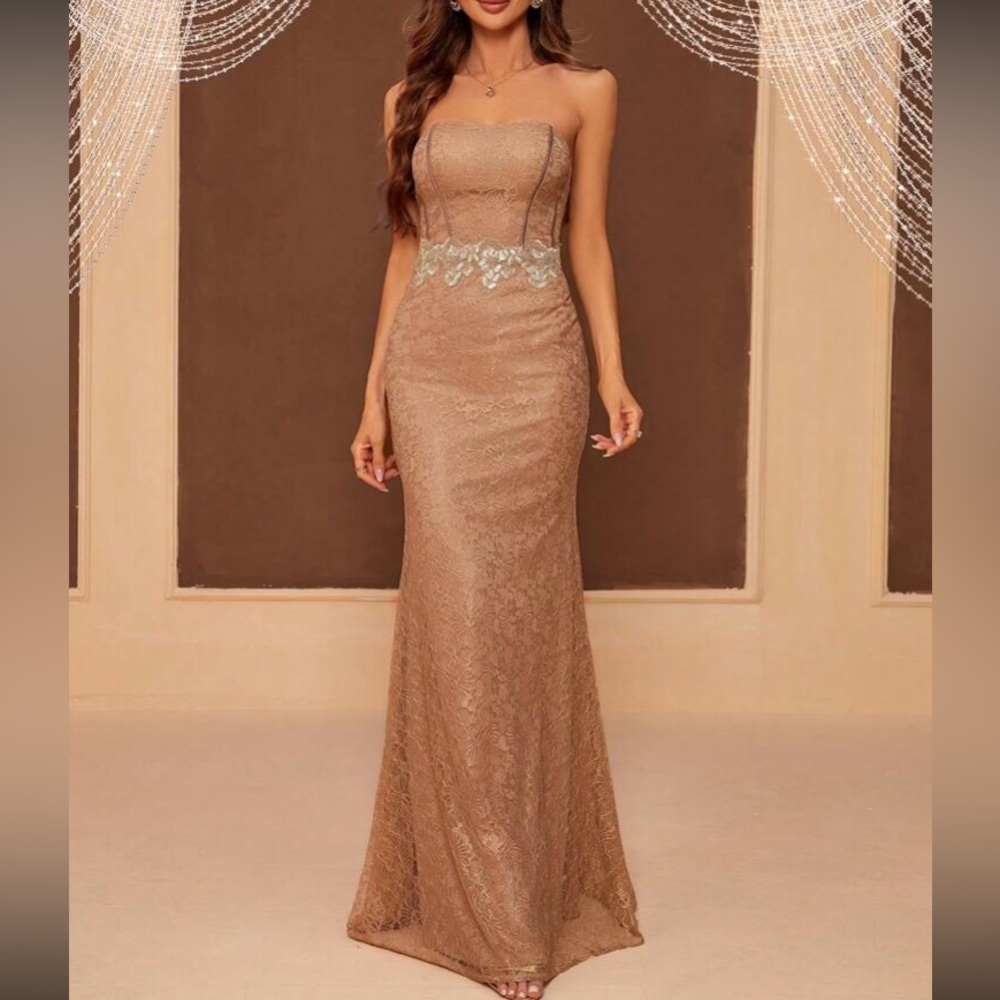 Luce lace mermaid hem party dress - Picture 7 of 7
